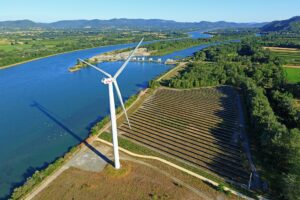 Site industriel et fluvial de Le Pouzin (barrage, parc éolien et parc photovoltaïque)