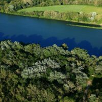 France, Drôme (26), Ardèche (07), le vieux Rhône vers le Baix le Logis Neuf